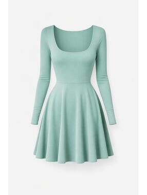 AYM blue Flare dress NWT